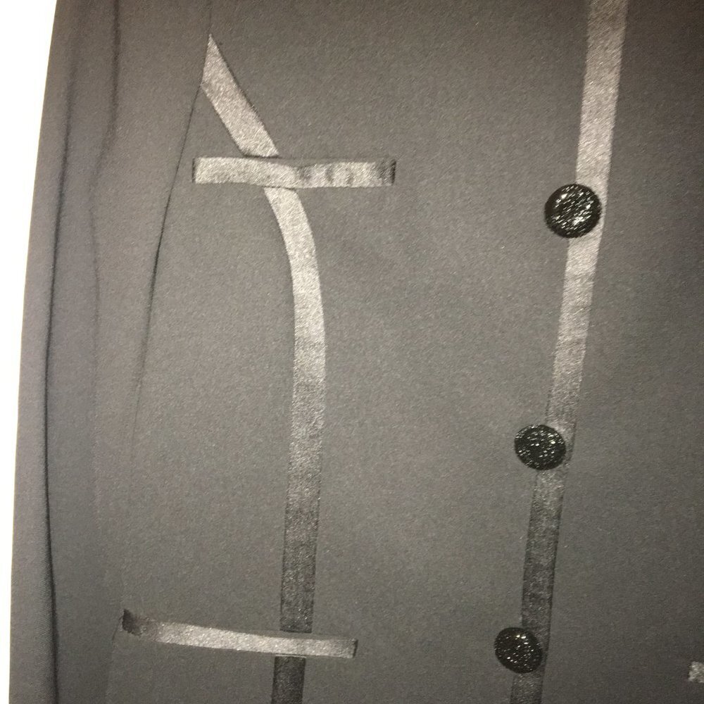 Kasper Suit Jacket Blazer Black Size 6 - Picture 3 of 11